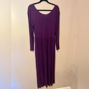 Plum maxi dress - L/XL